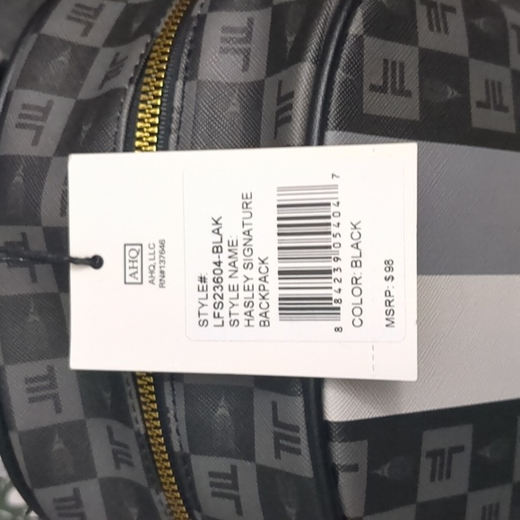 HASLEY SIGNATURE BACKPACK- BLACK/GREY. - Picture 7 of 11